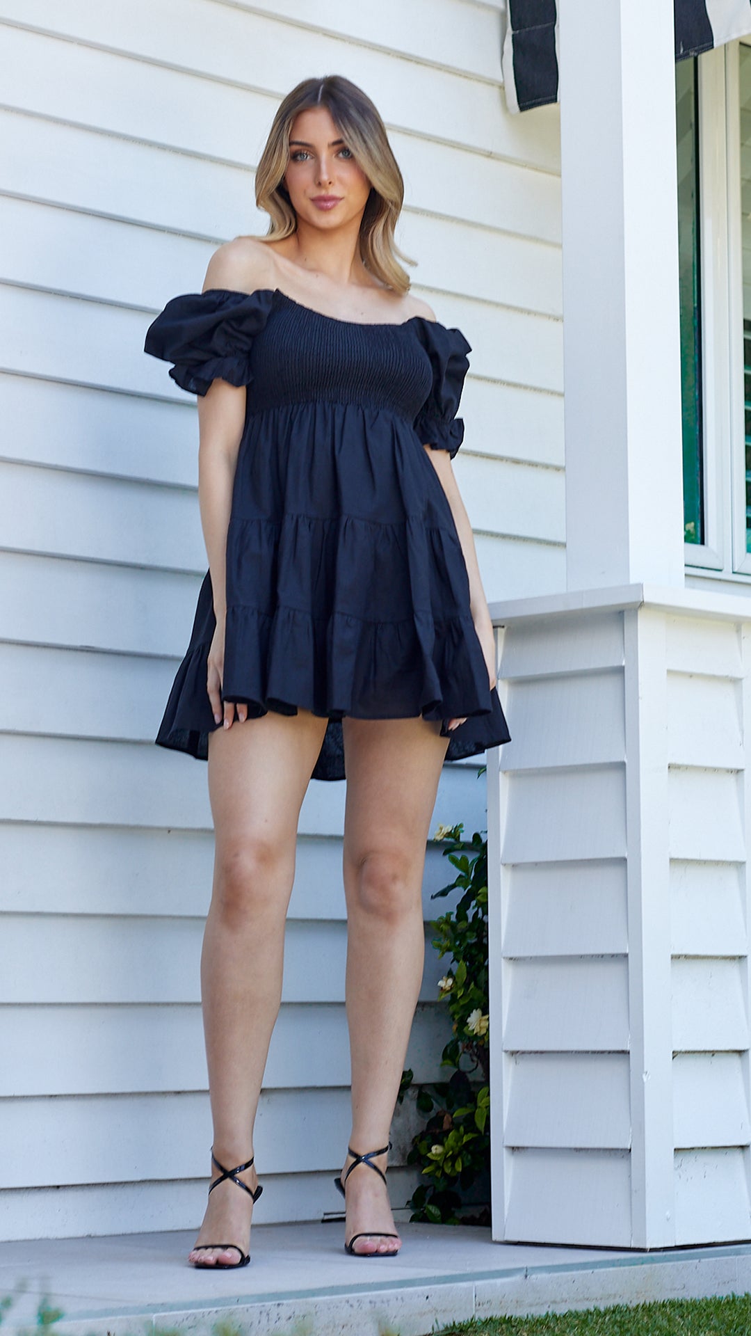 Ella Mini Dress - Black