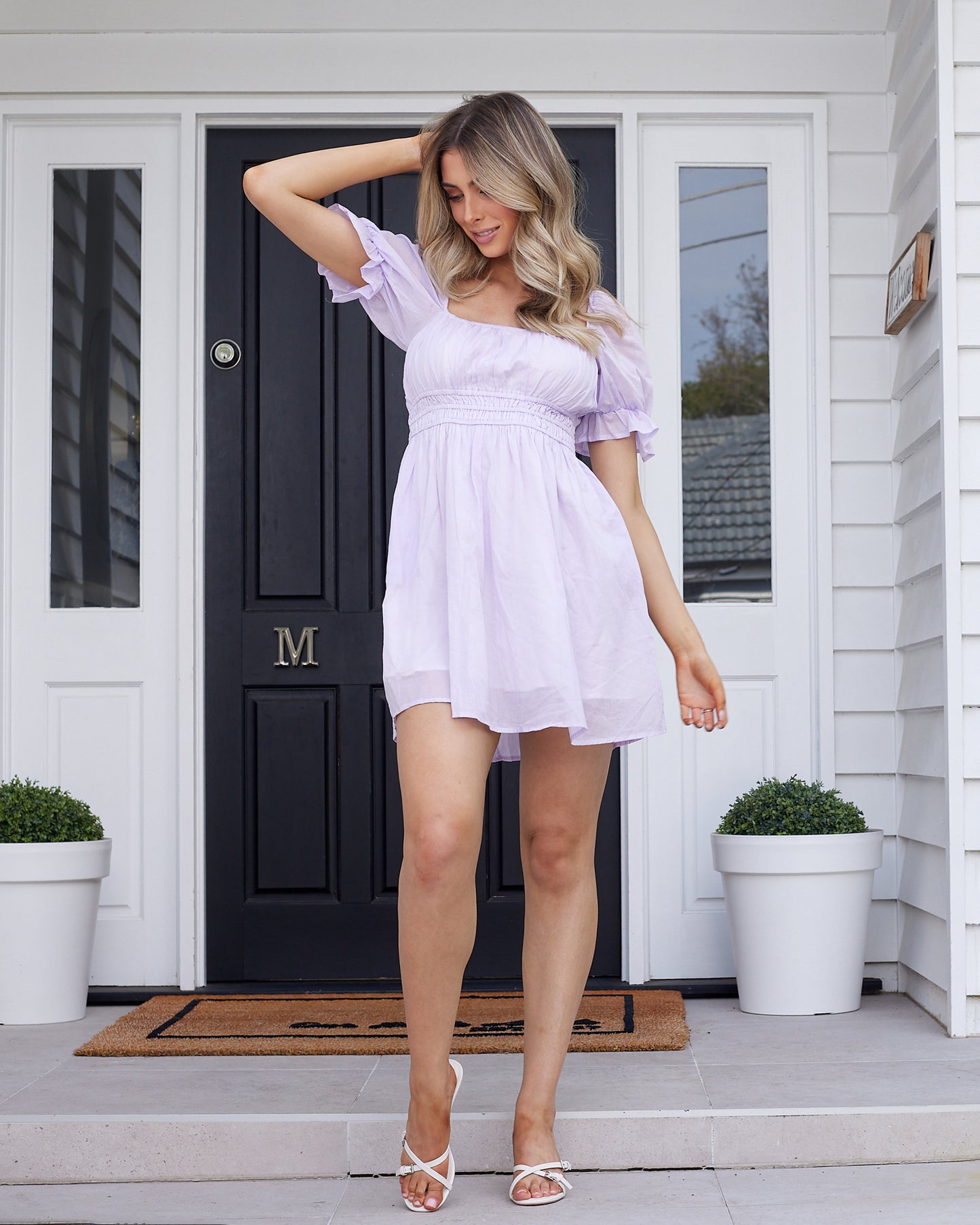 Dolly Mini Dress-Lilac