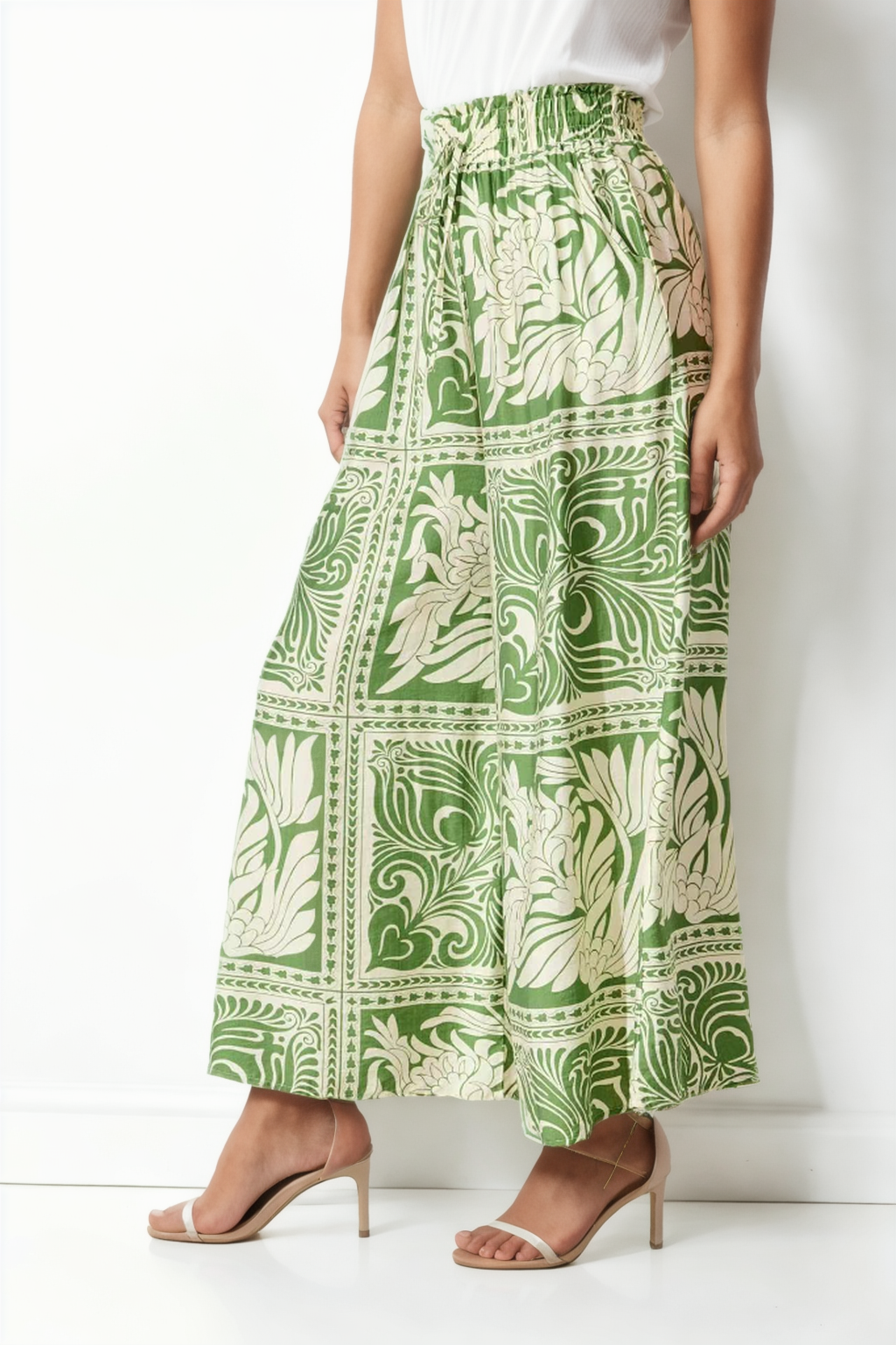 Aldridge Top and Pants Set-Green