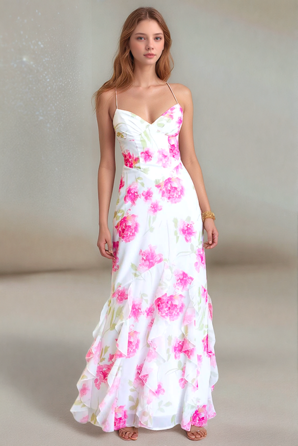 Lilya Maxi Dress - Pink