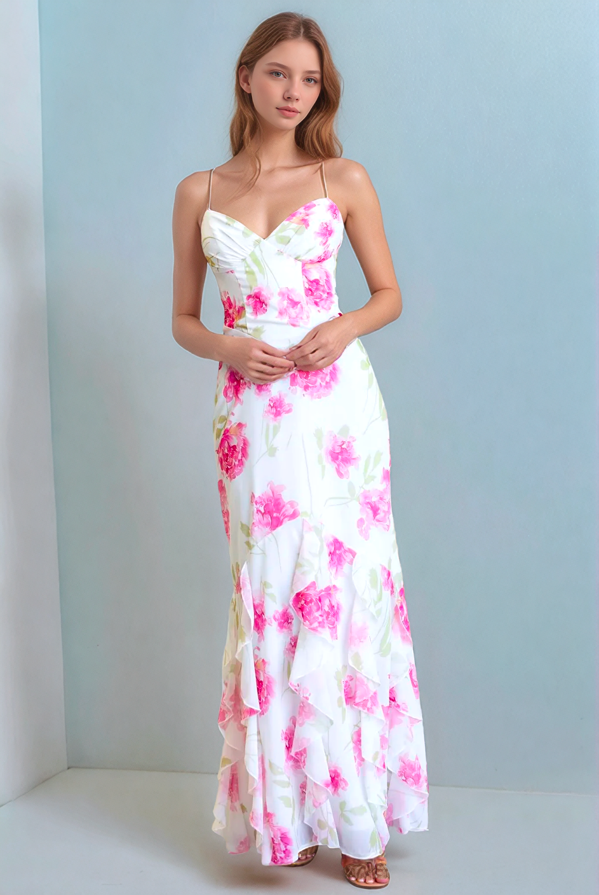 Lilya Maxi Dress - Pink