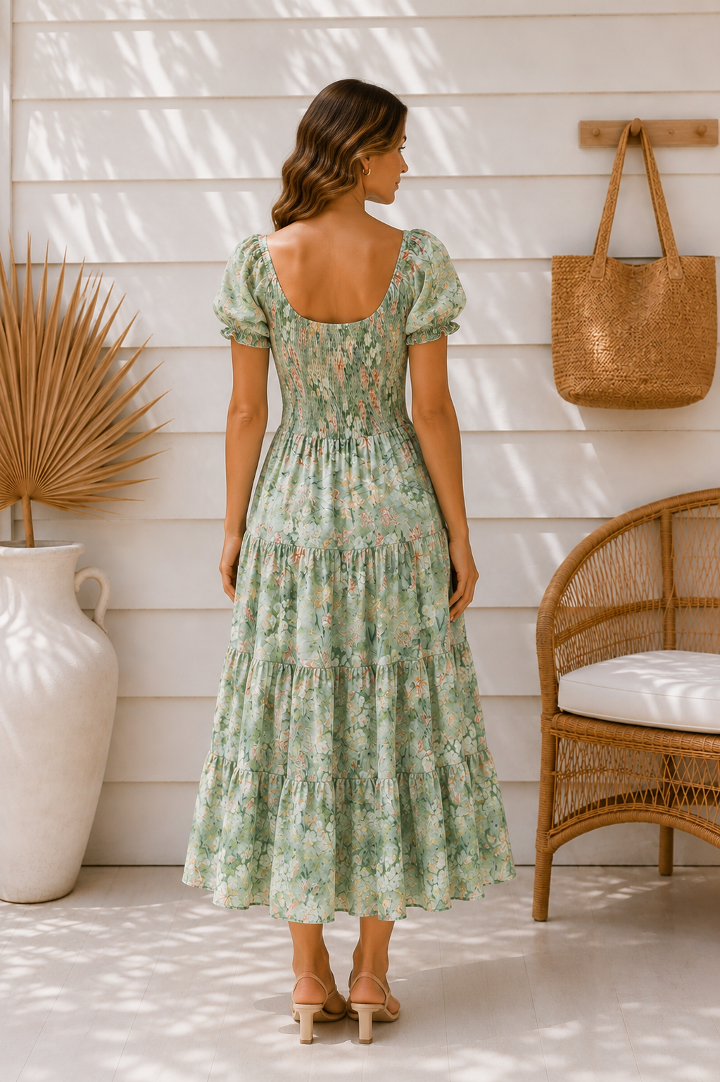DM1039-4-Green Floral