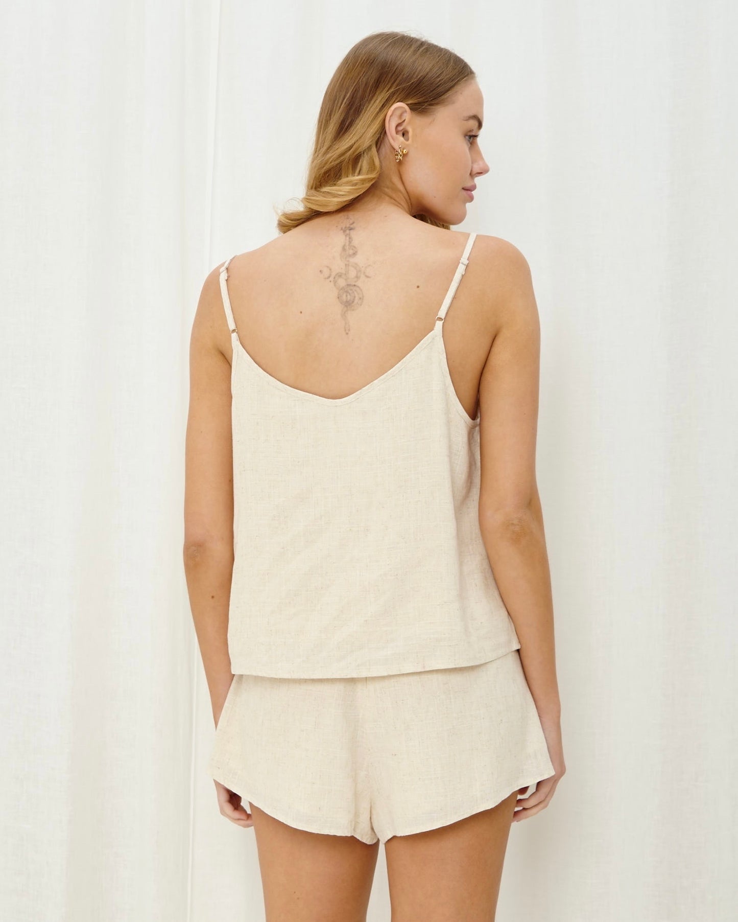 Kerene Shorts-Beige