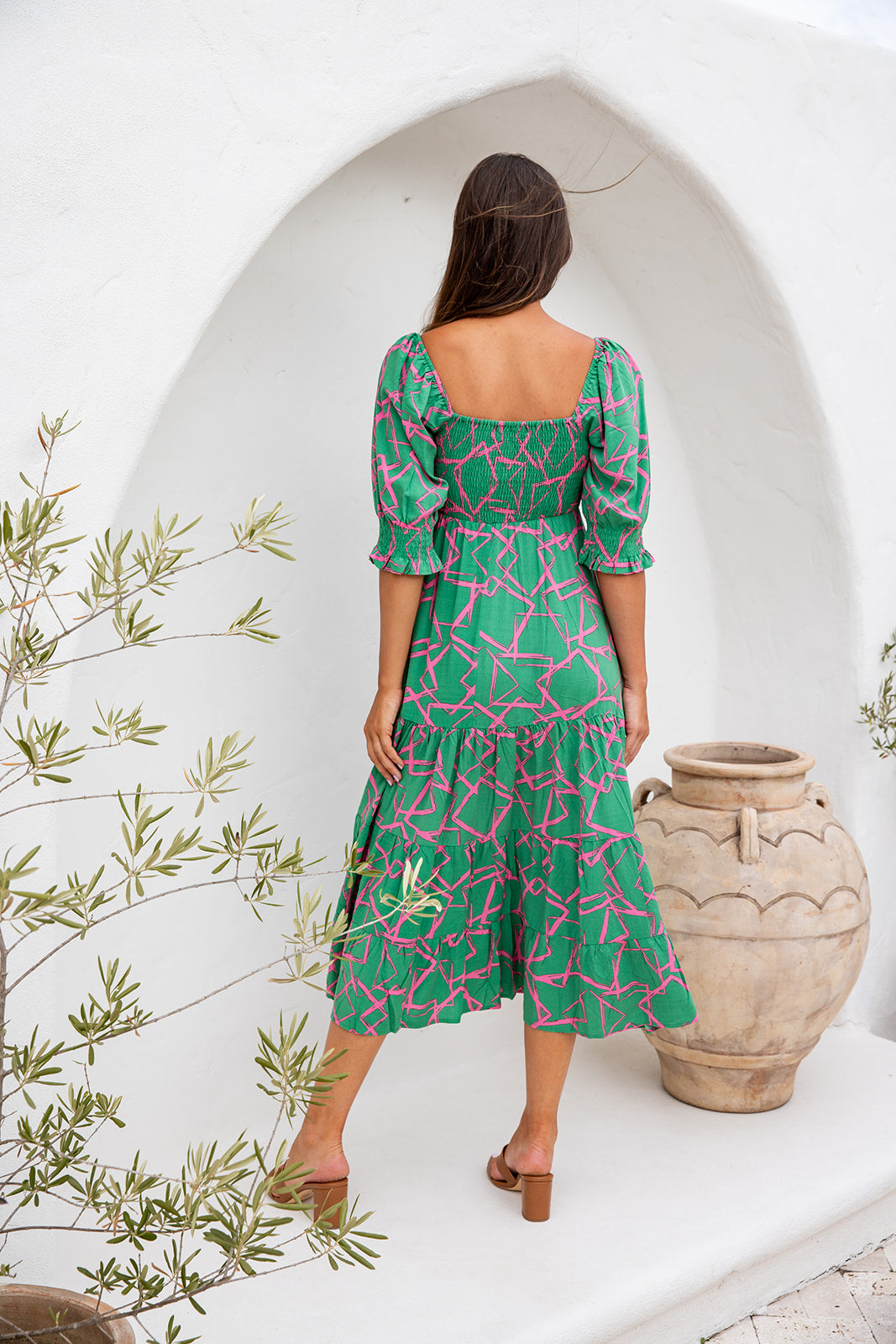 Dofi Maxi Dress - Green