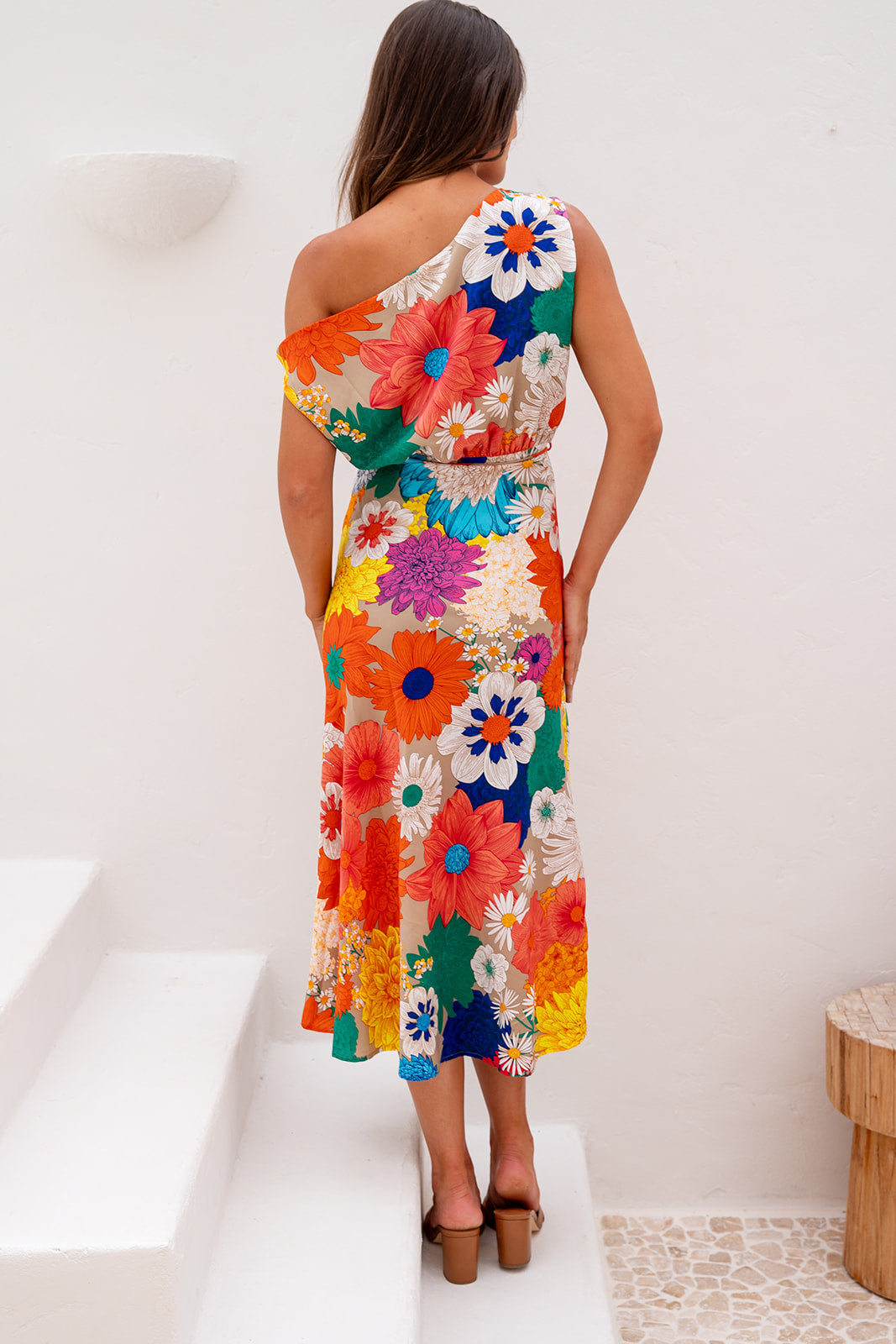 DA14028-ORANGE FLORAL