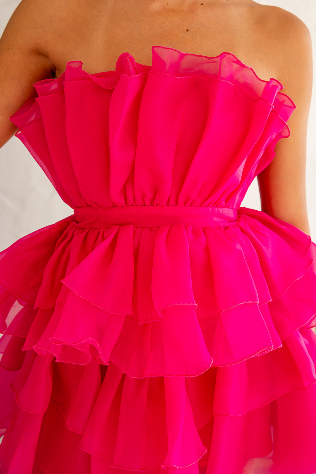 Dejavu Mini Dress -FUCHSIA