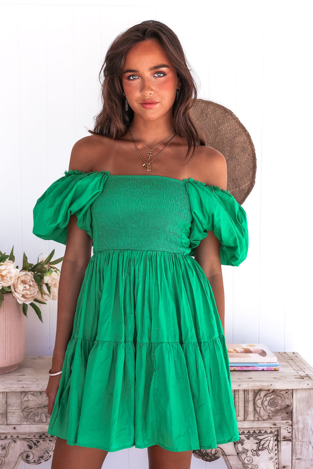 Kenny Mini Dress - Green