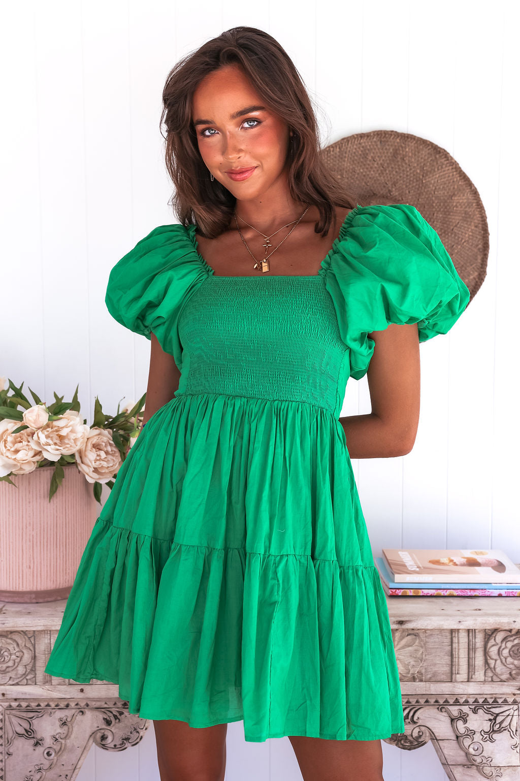 Kenny Mini Dress - Green