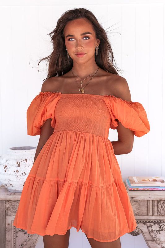 Kenny Mini Dress - Orange