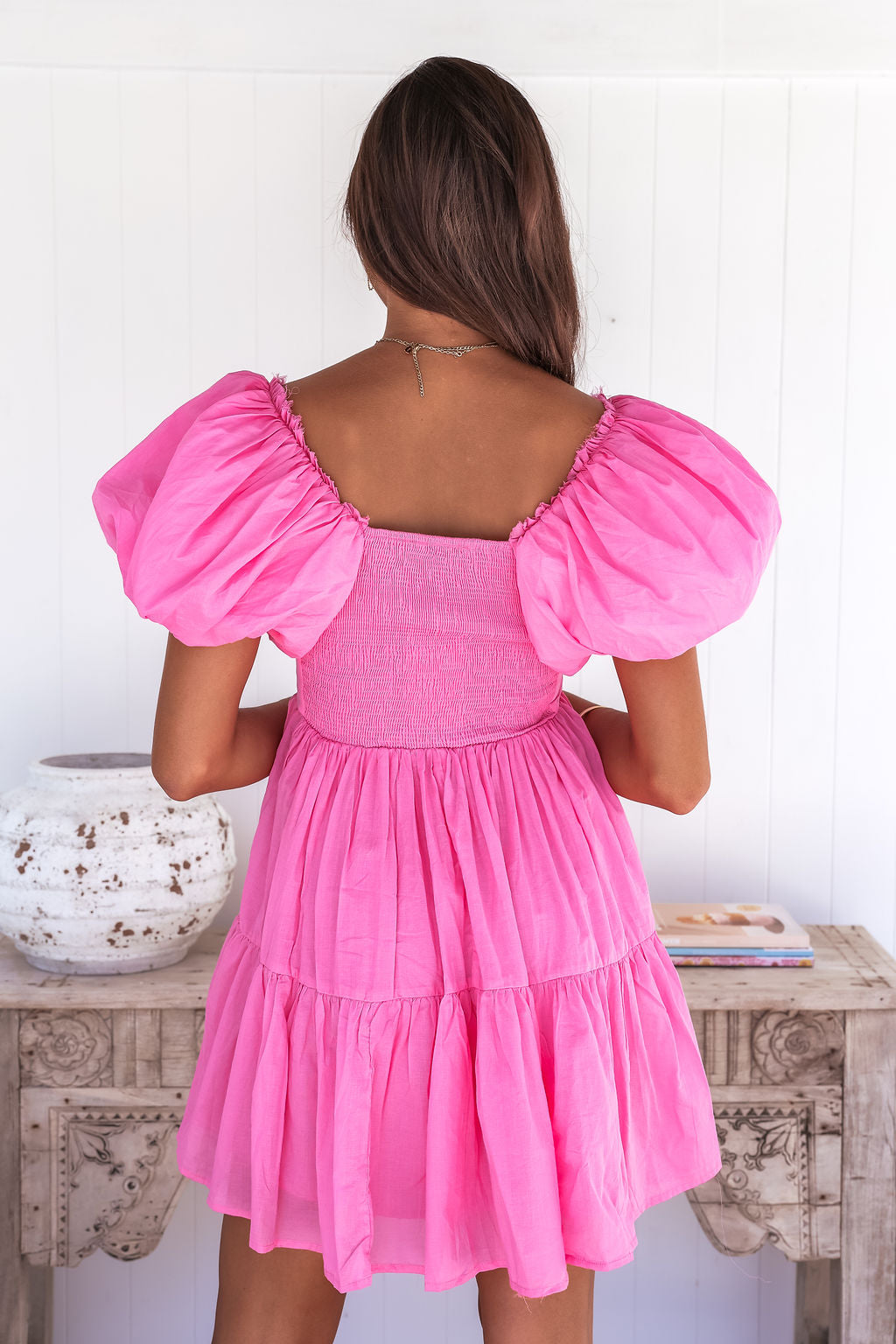 Kenny Mini Dress - Hot Pink