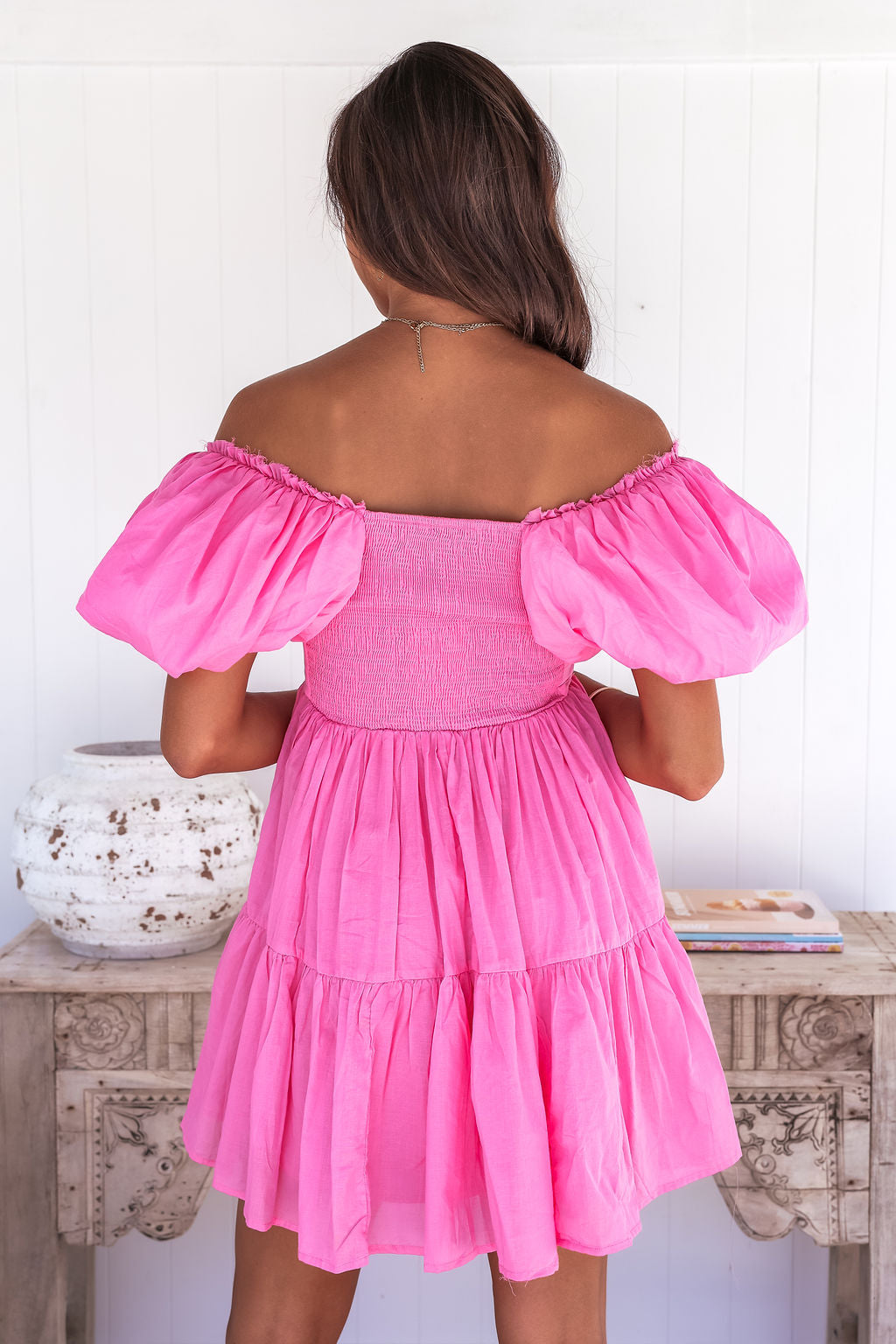Kenny Mini Dress - Hot Pink