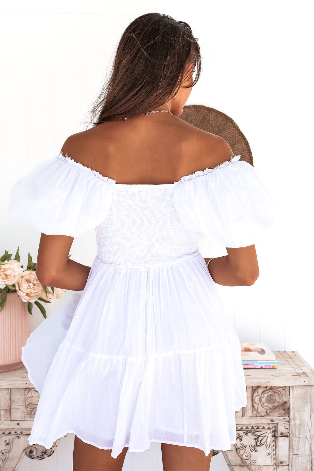 Kenny Mini Dress - White