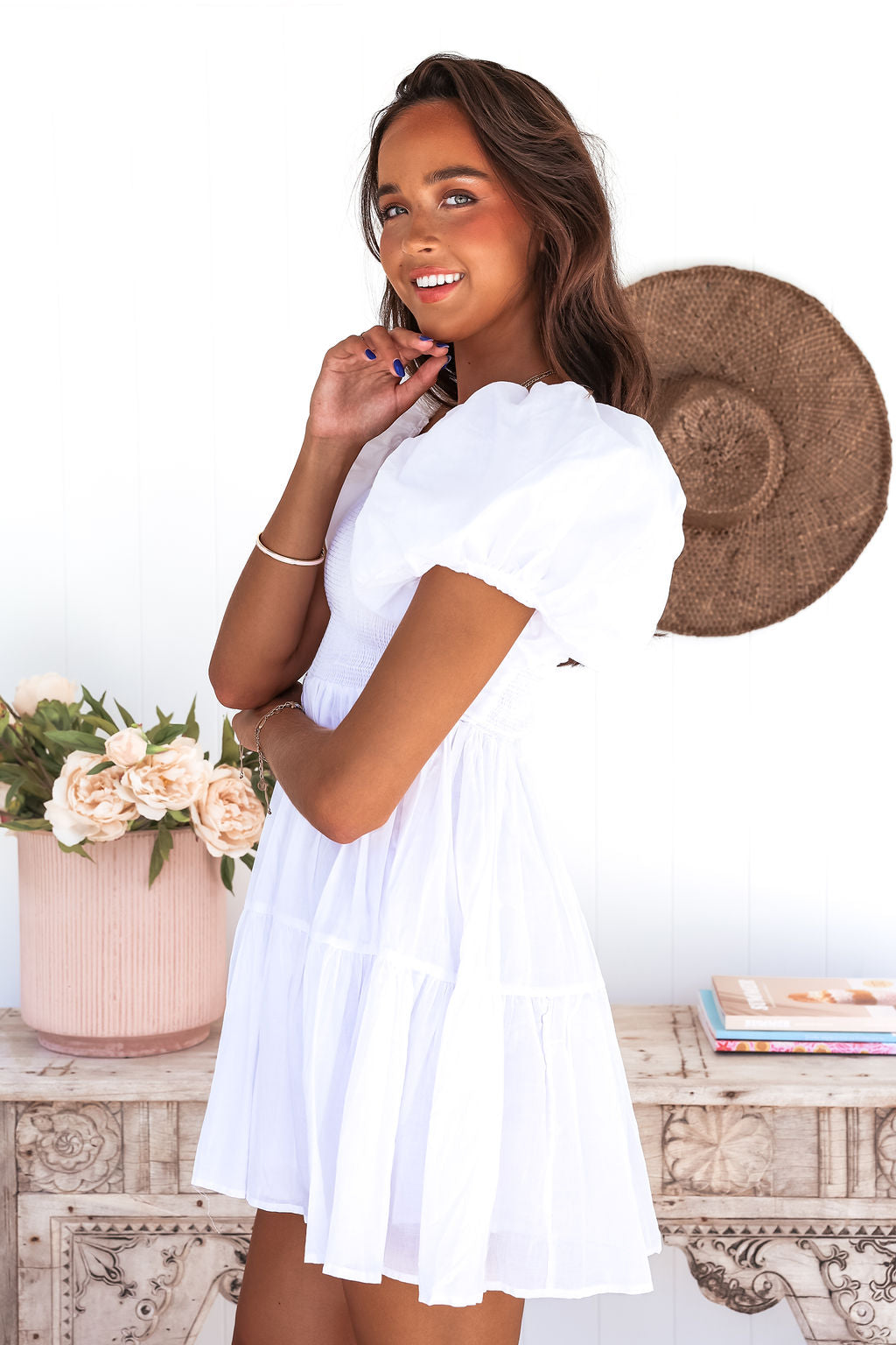 Kenny Mini Dress - White