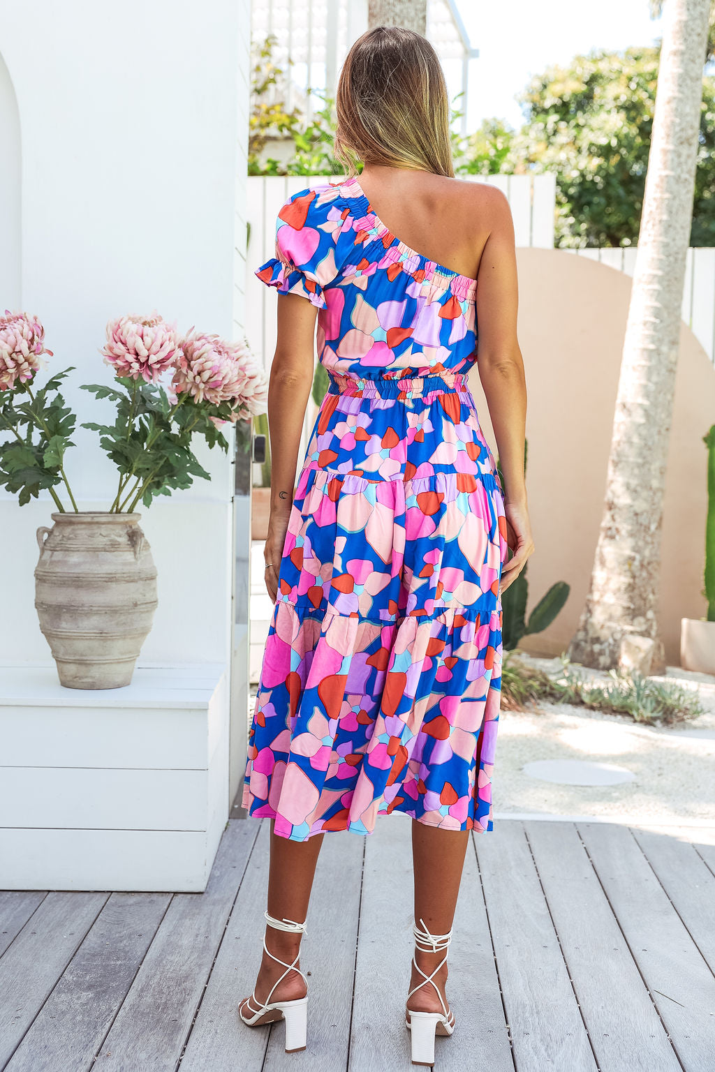Primrose Midi Dress - Blue