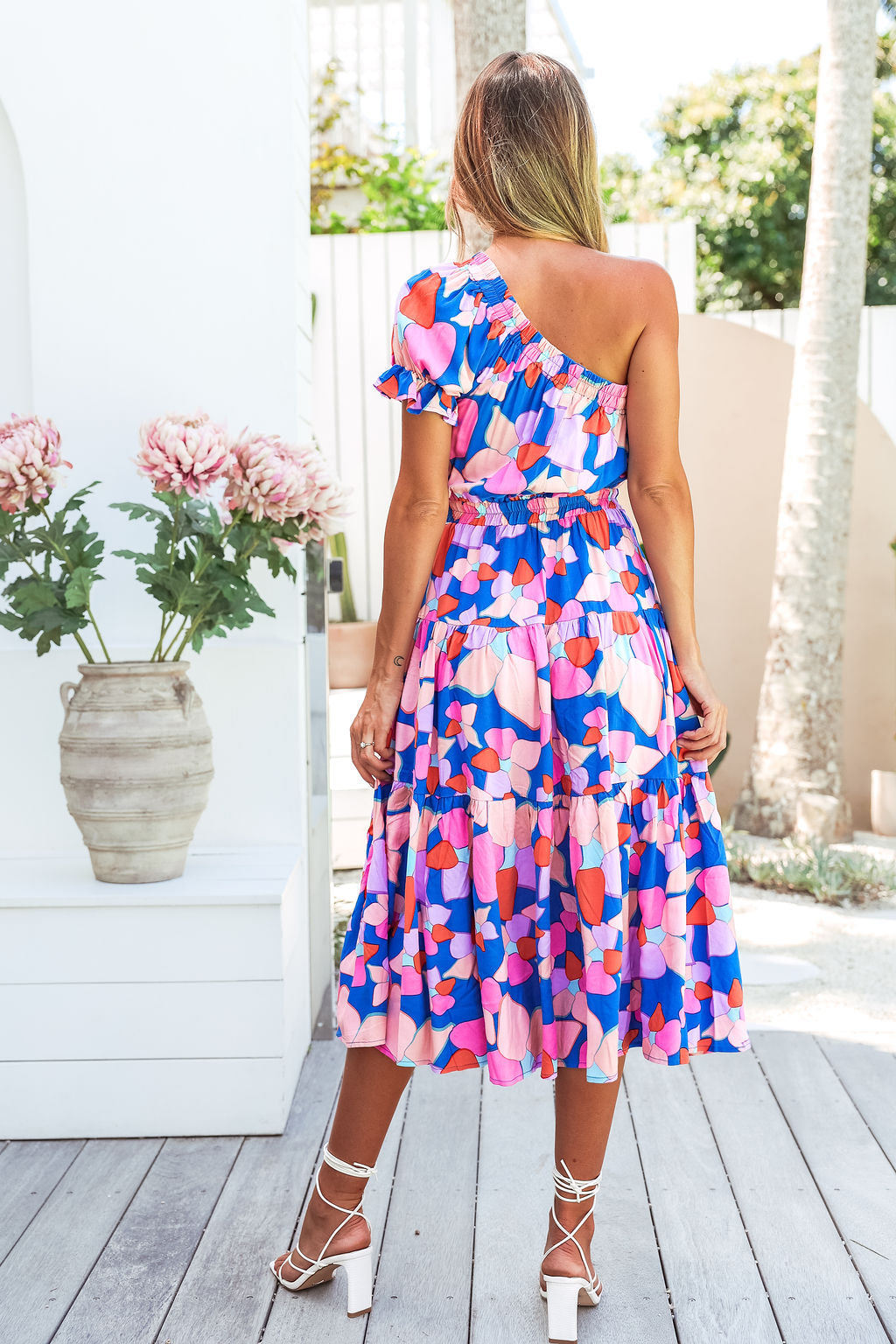 Primrose Midi Dress - Blue