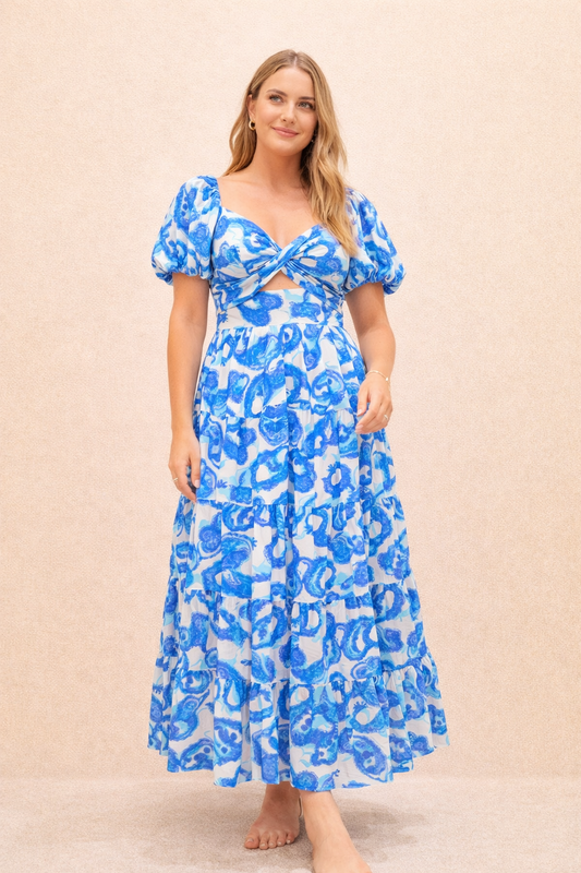 DL1003-Blue Floral