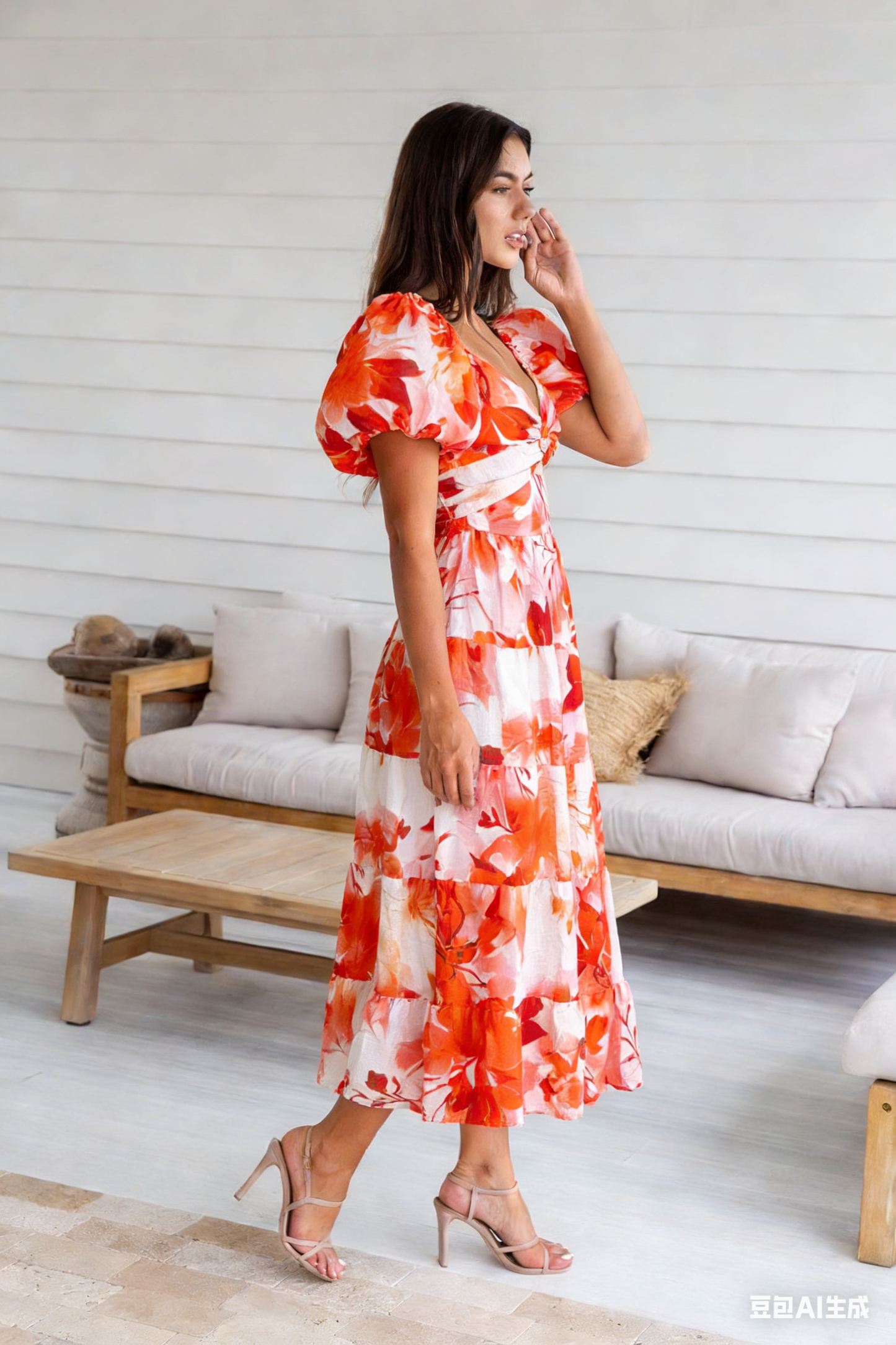 DL1003-Red Floral 01