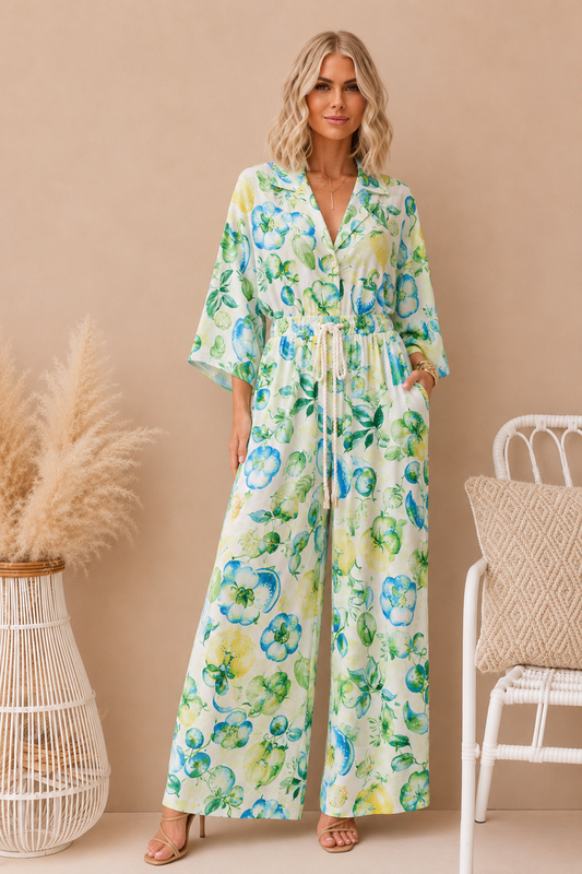 JPM101-3-Green Floral