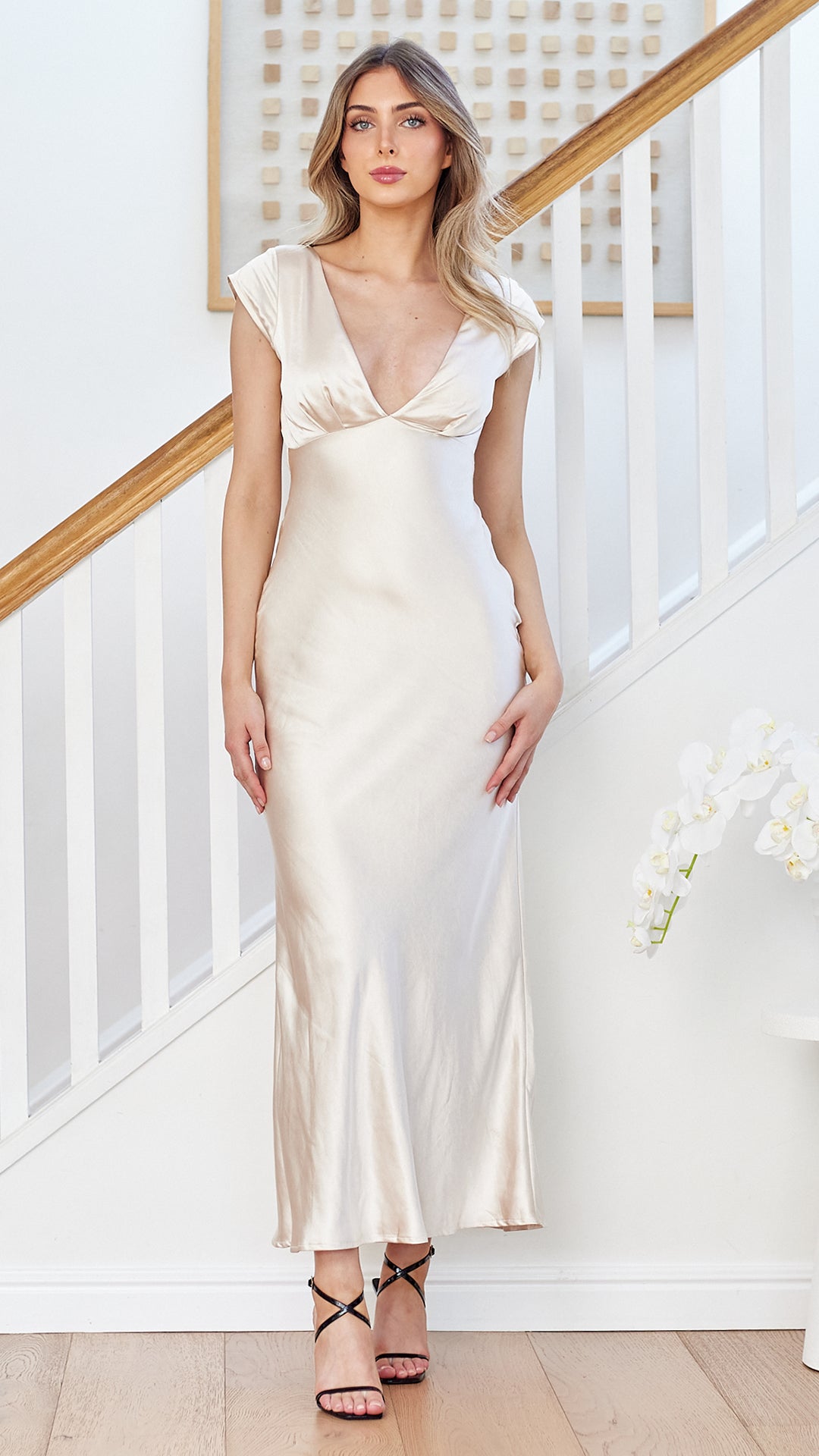 Gana Formal Gown-Champagne