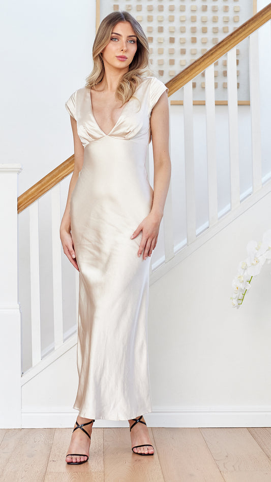 Gana Formal Gown-Champagne