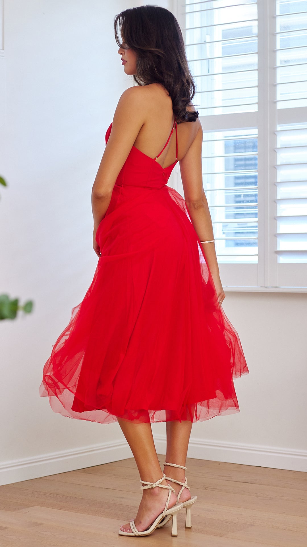 Serenity Corset Dress - Red