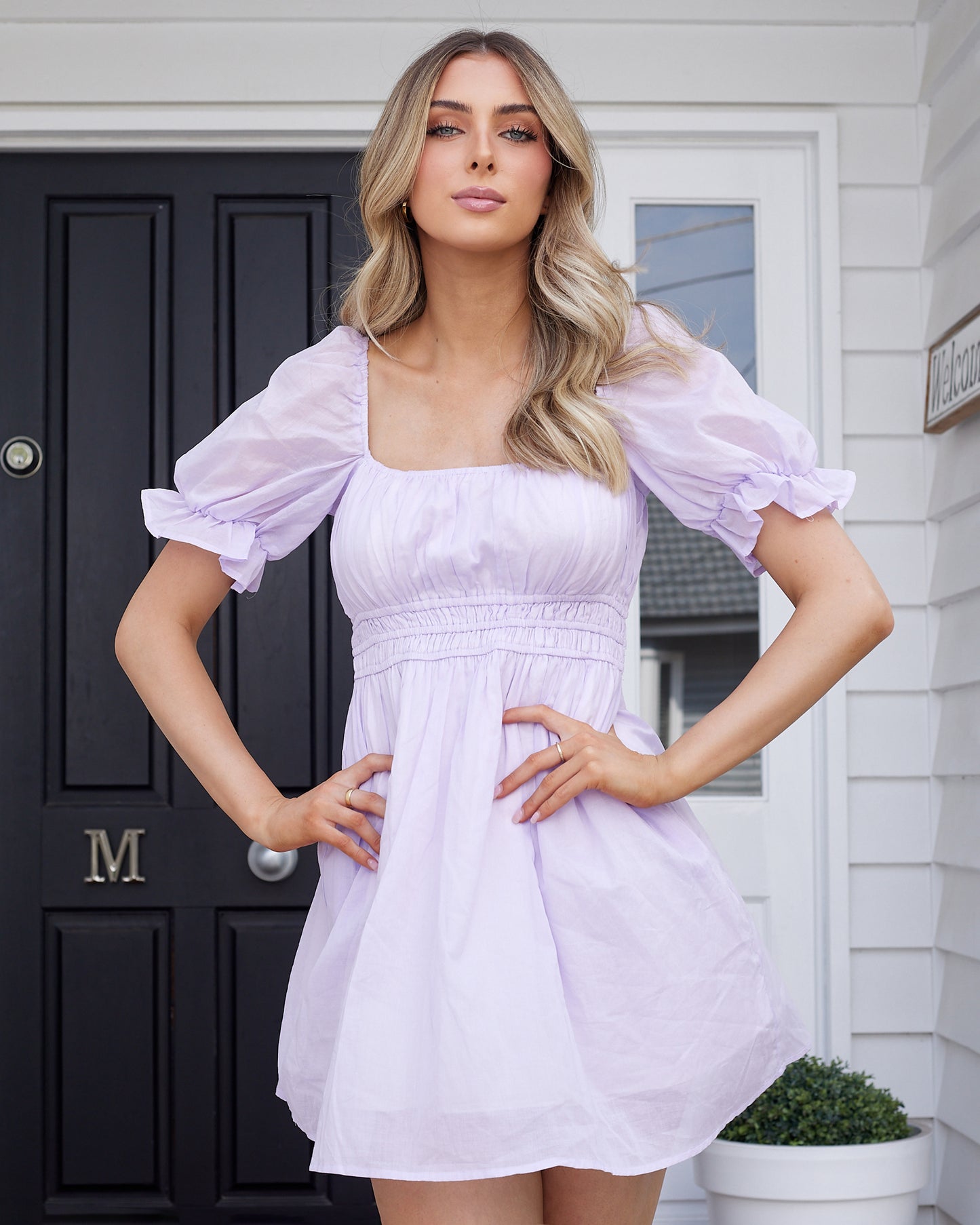 Dolly Mini Dress-Lilac