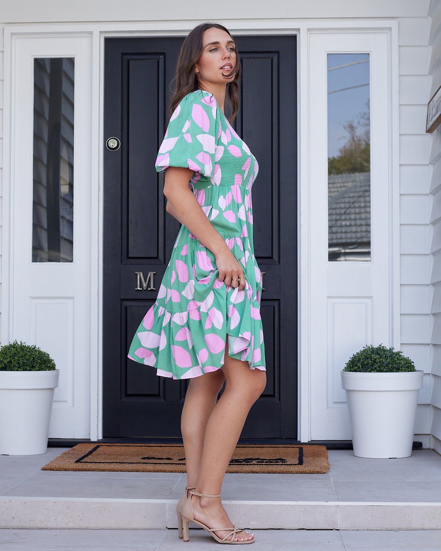 Shirley Mini Dress -Green