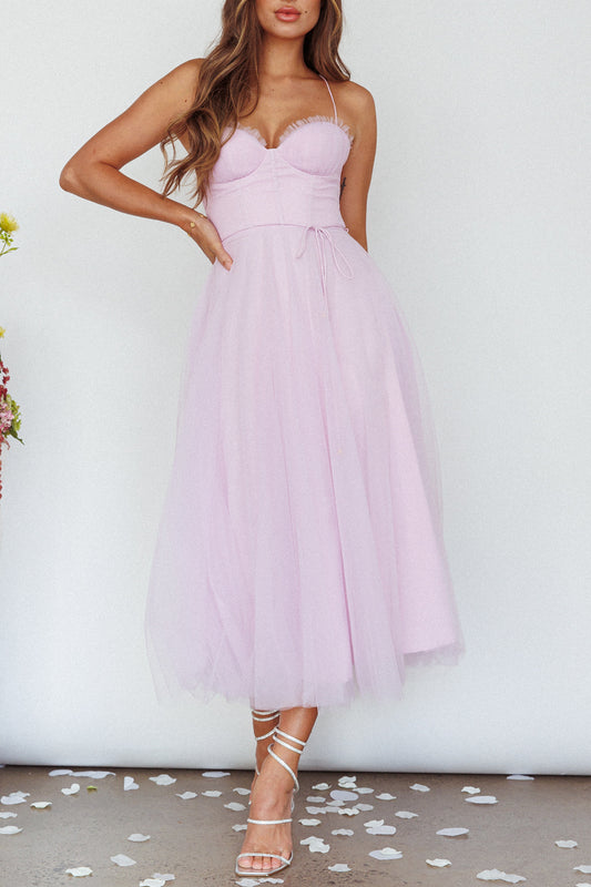 Serenity Corset Dress-Lilac