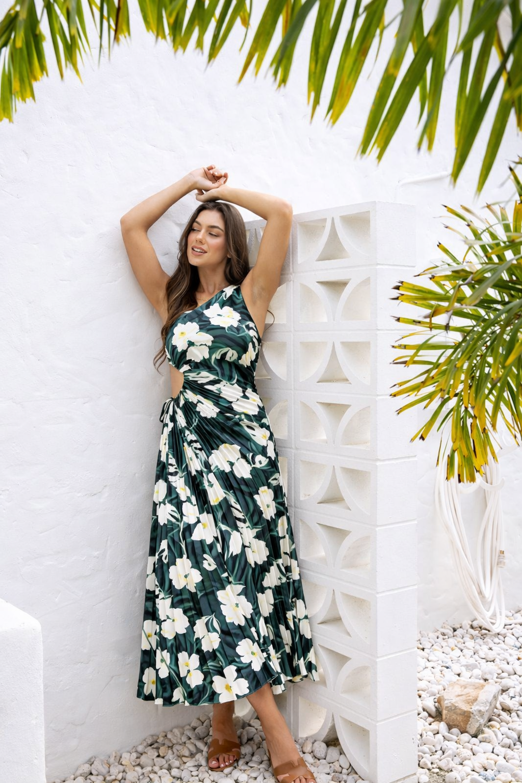 DS1001-Green Floral