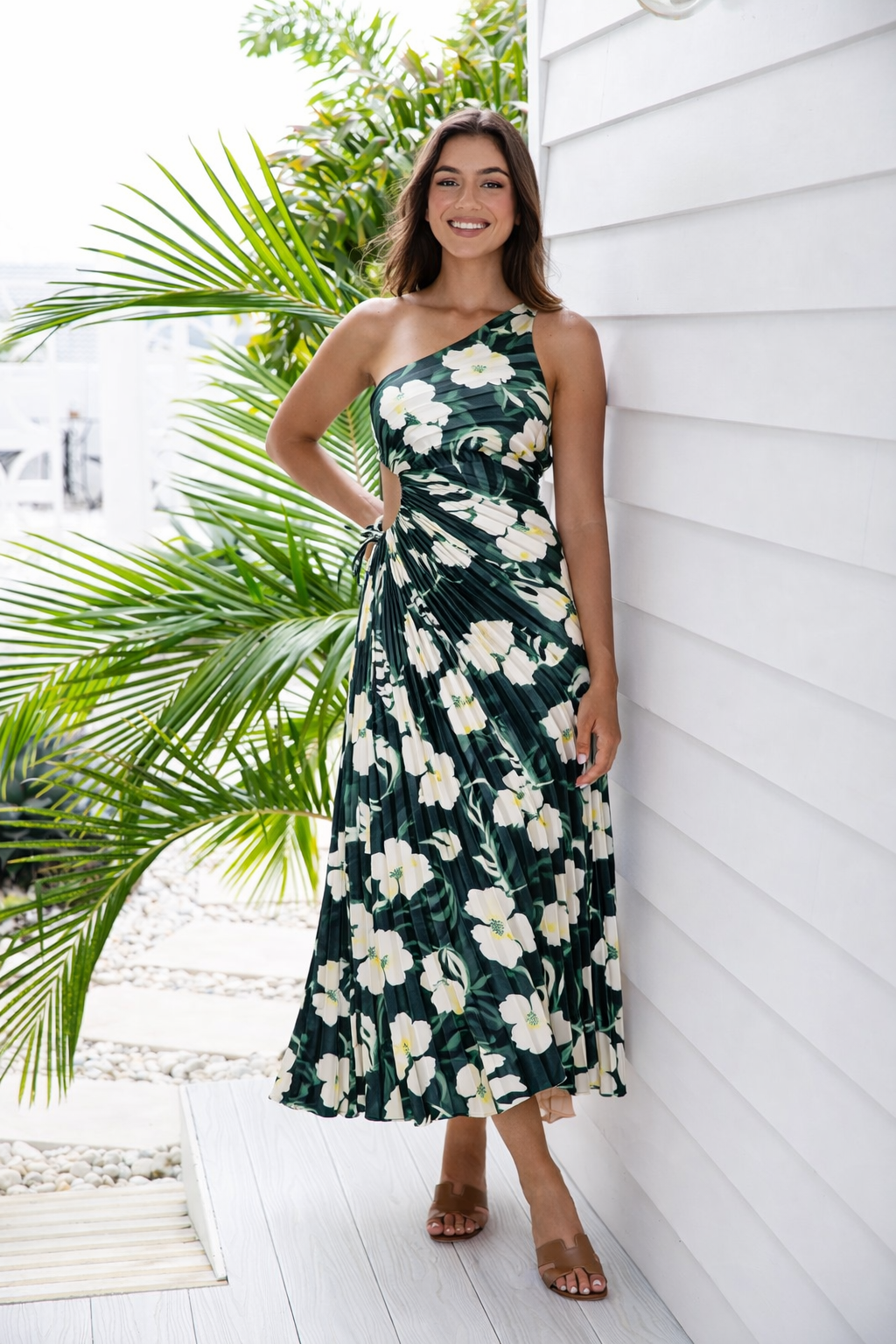 DS1001-Green Floral