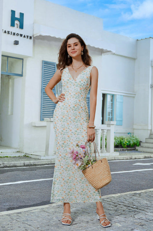 DM101-B-Green  Floral