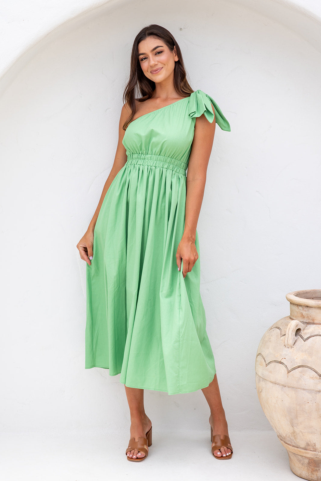 Brooklyn Maxi Dress-Green