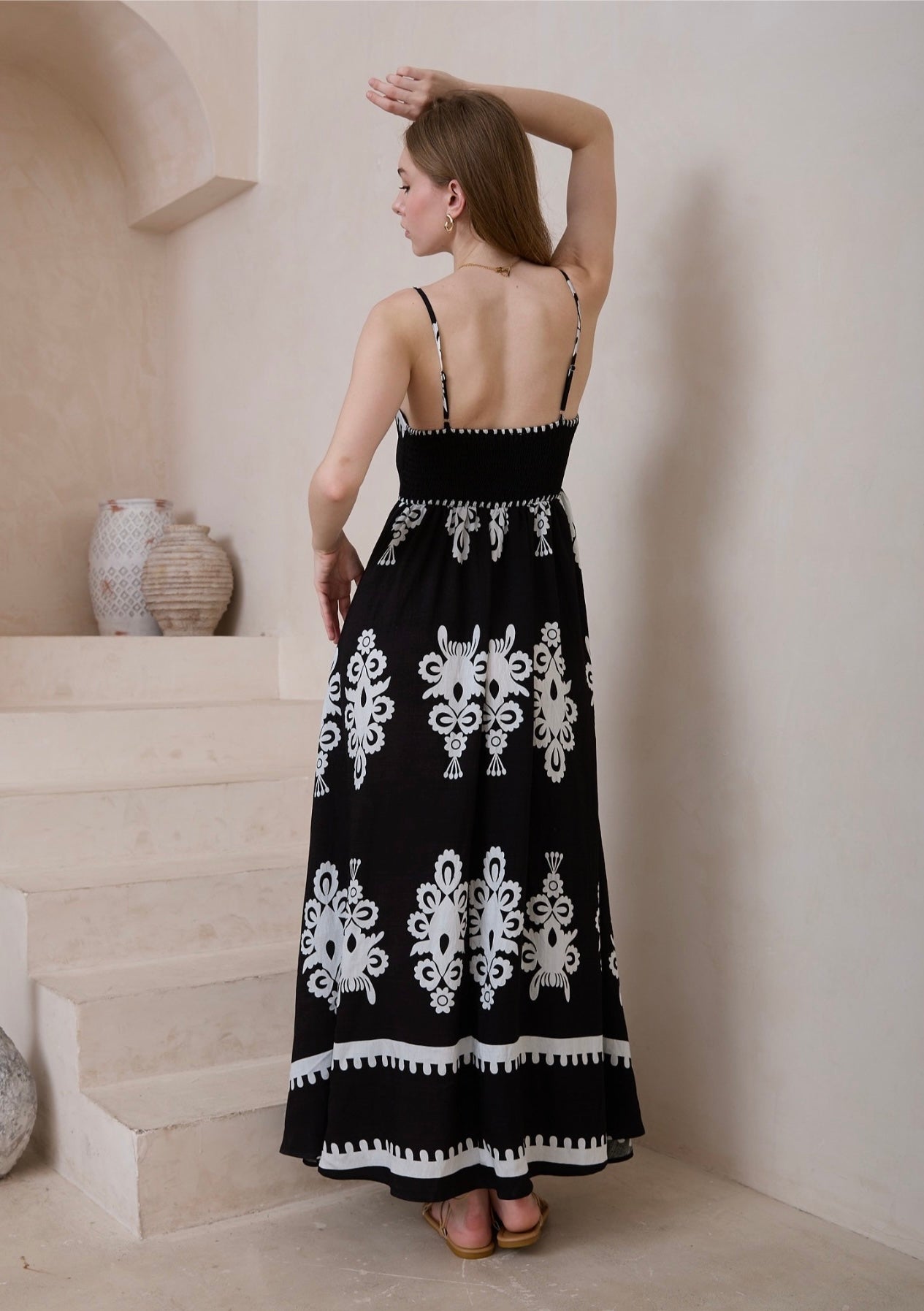 Nalla Maxi Dress-Black