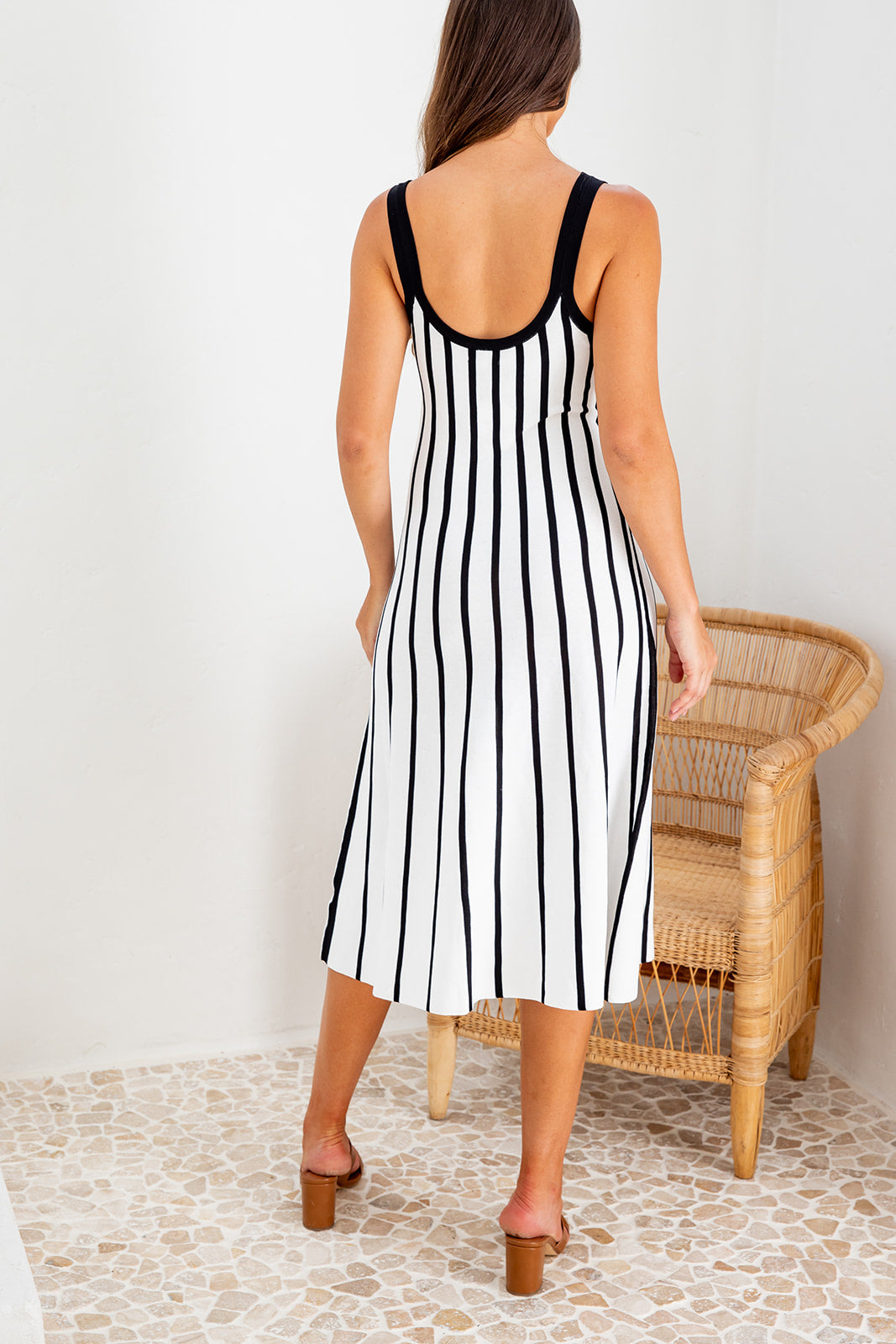 Isles Midi Dress - White