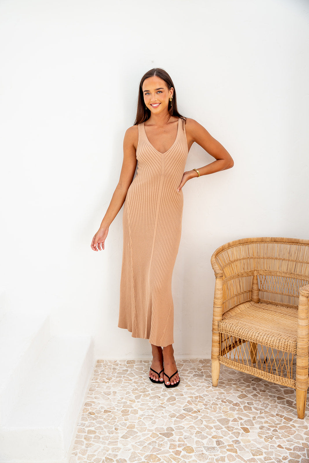 Launa Maxi Dress - Caramel