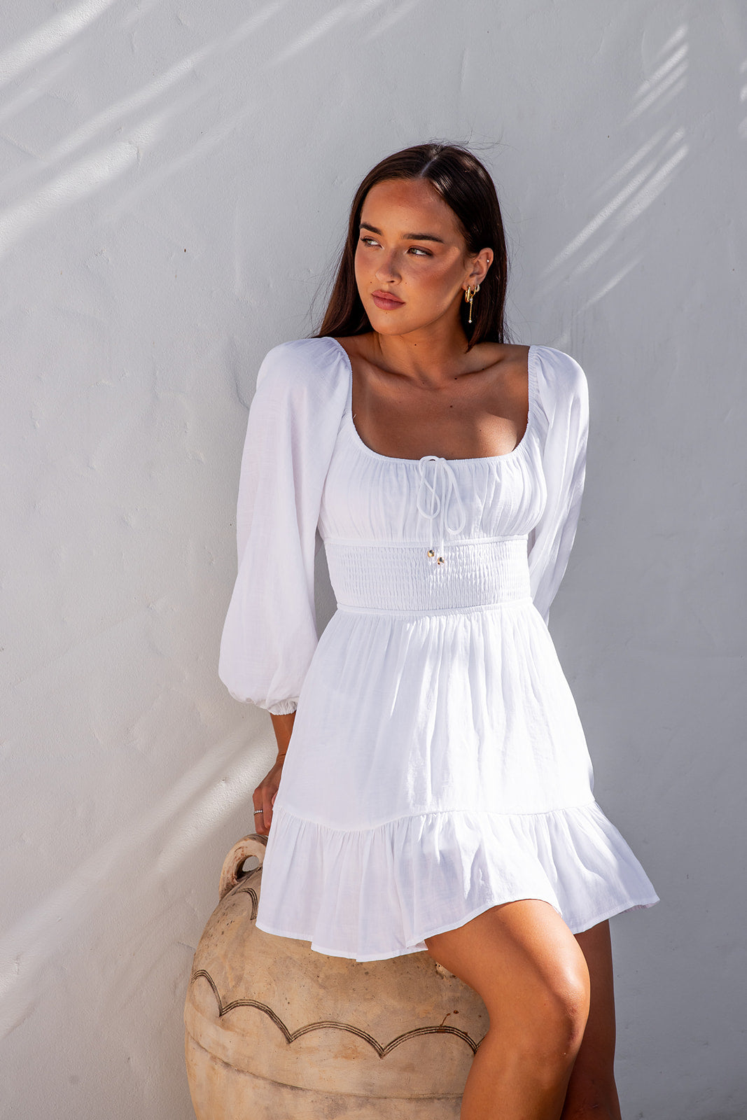 Jessina Mini Dress - White