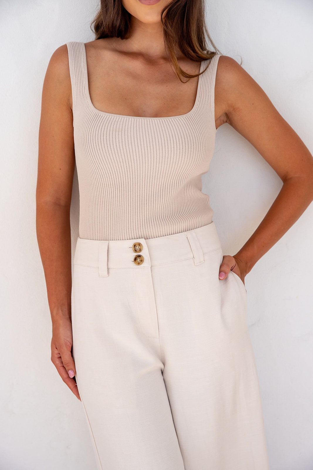 Gliston Pants - Beige