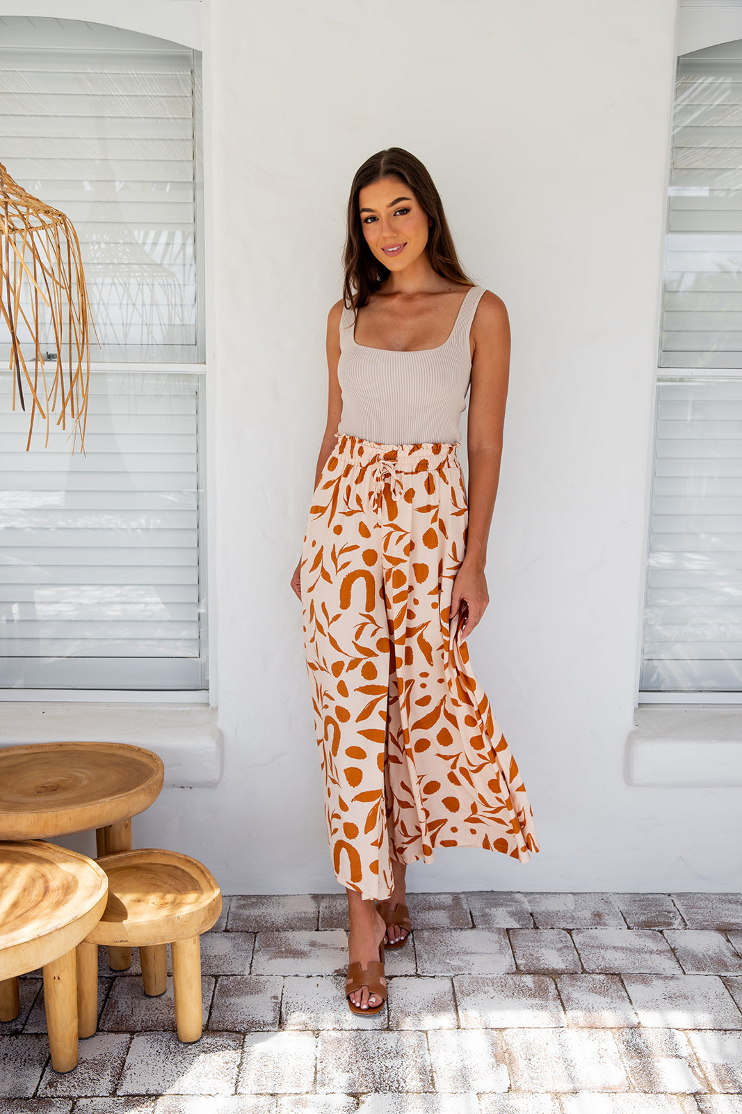 Sadie Wide Leg Pants - CBR