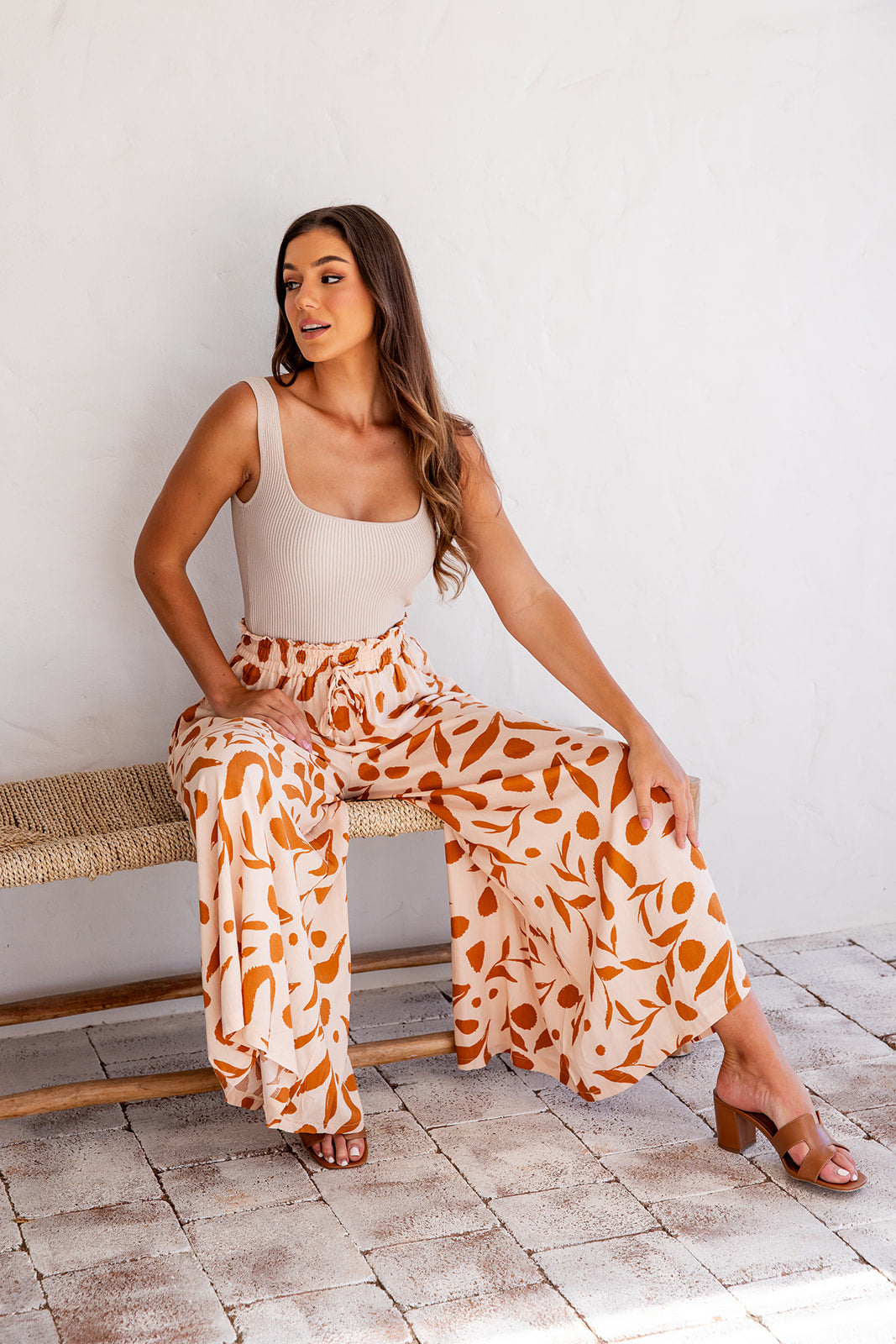 Sadie Wide Leg Pants - CBR