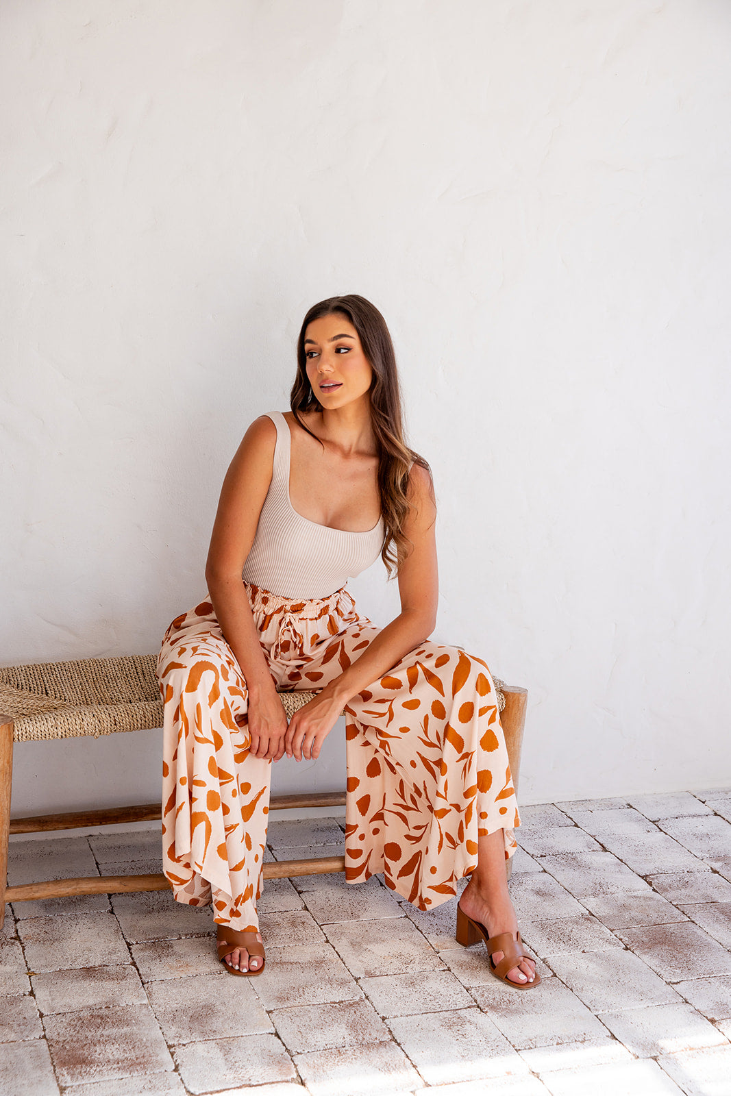 Sadie Wide Leg Pants - CBR