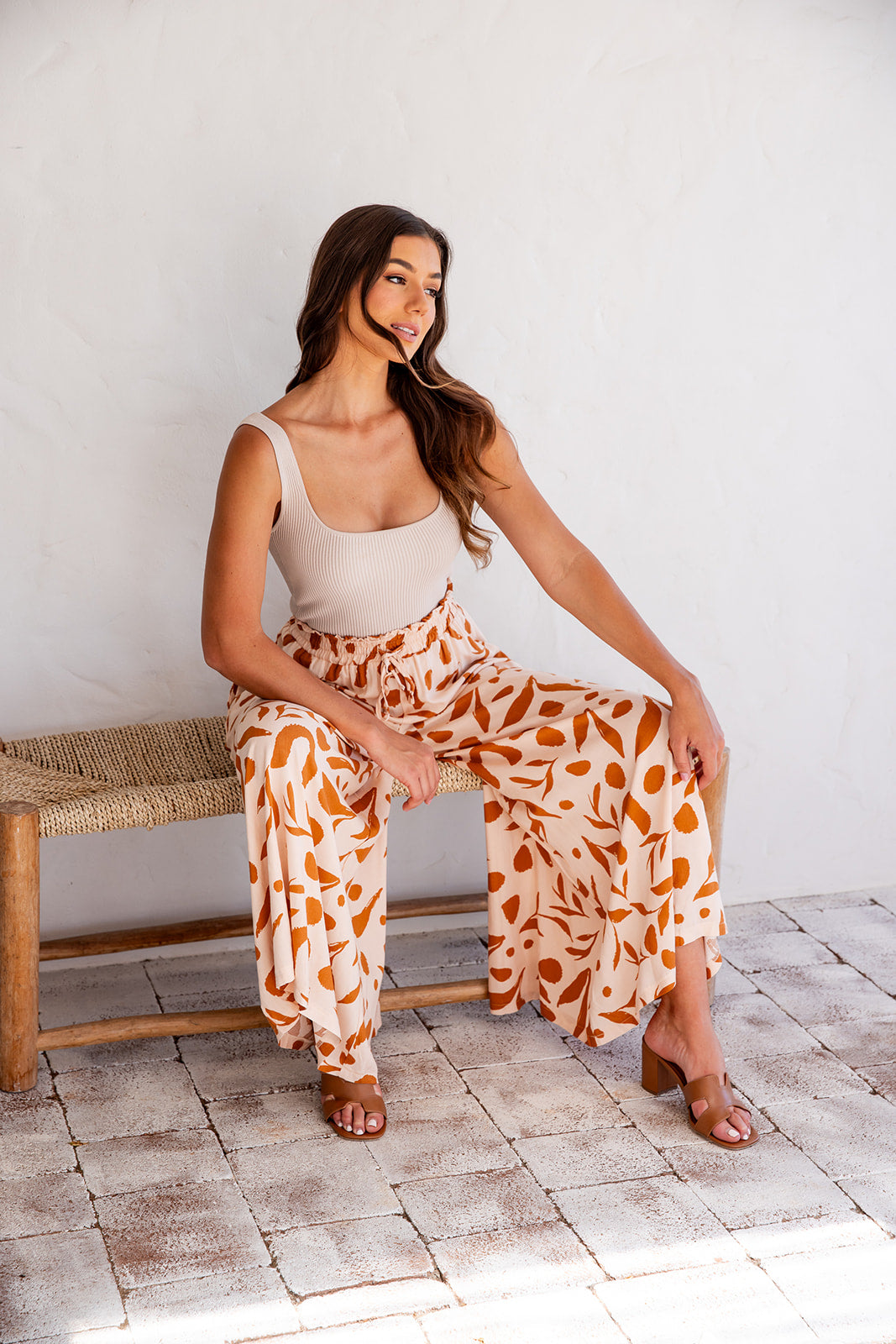 Sadie Wide Leg Pants - CBR