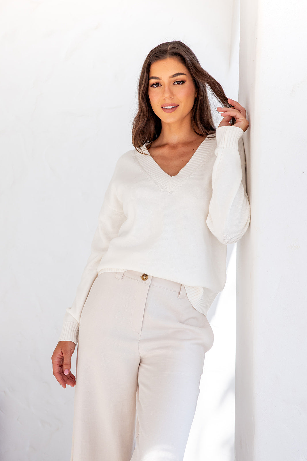 Capri Sweater - White