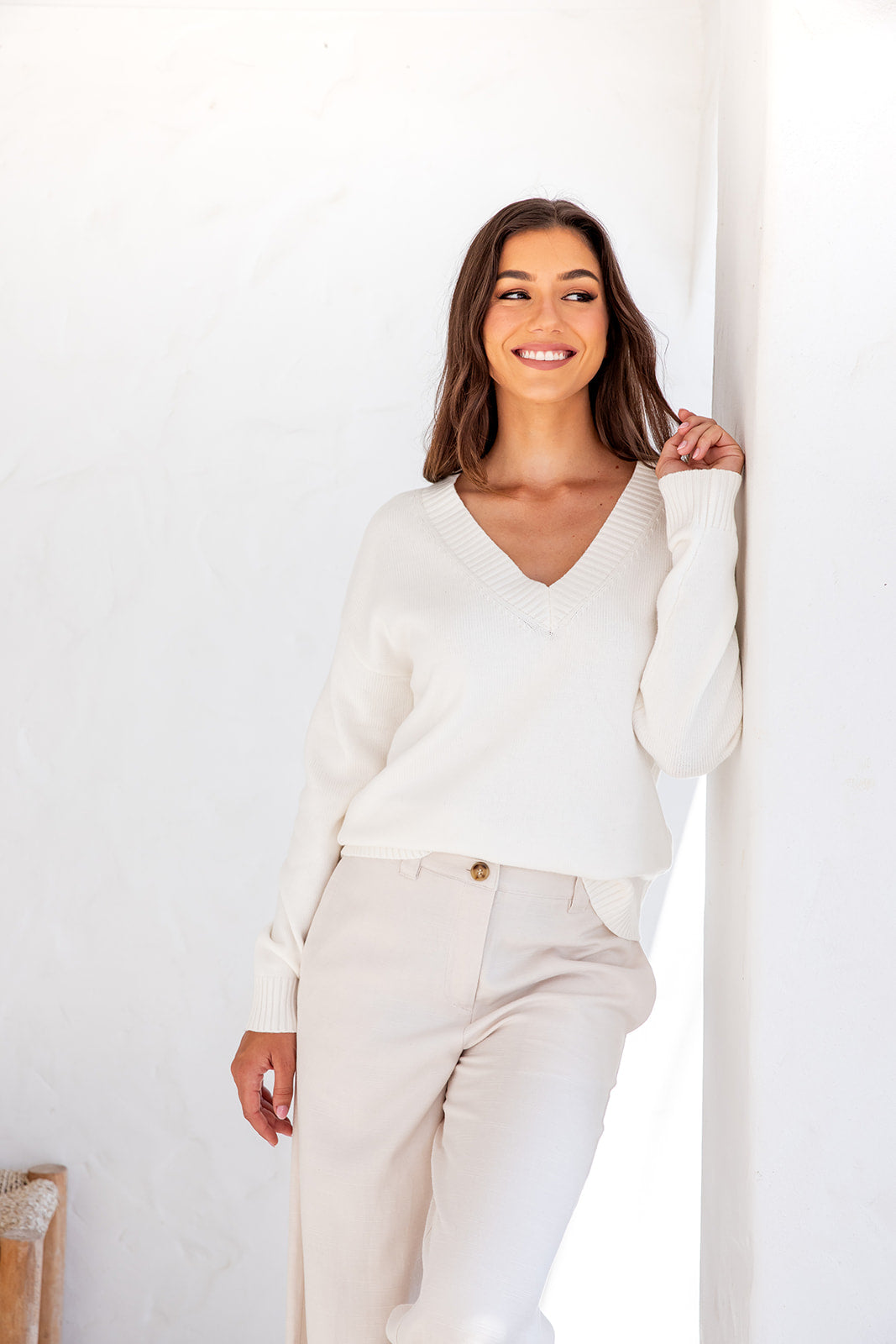 Capri Sweater - White