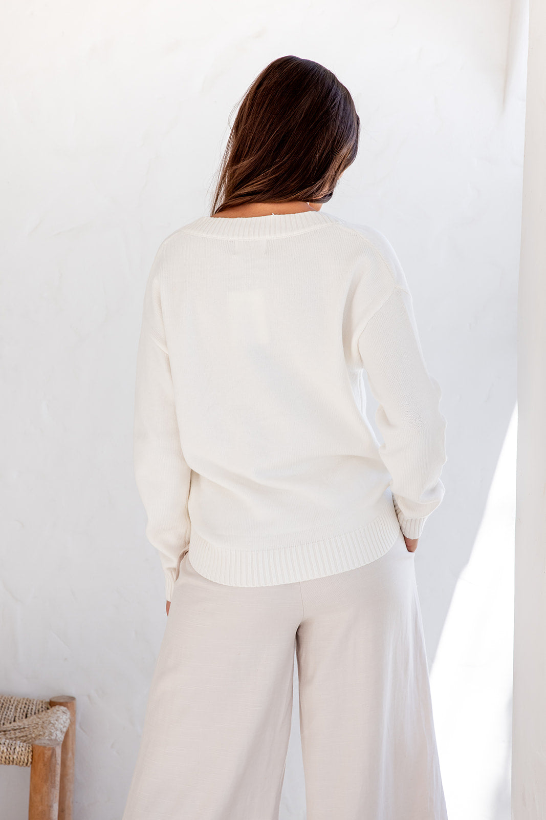 Capri Sweater - White