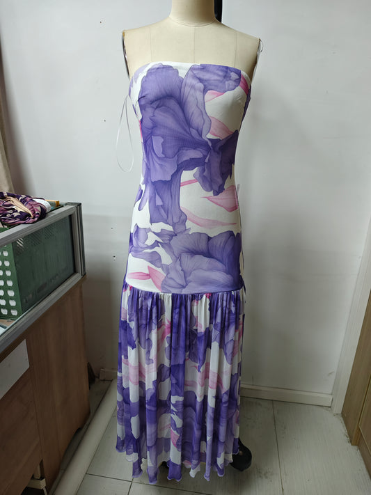 DS1005 - PURPLE FLORAL