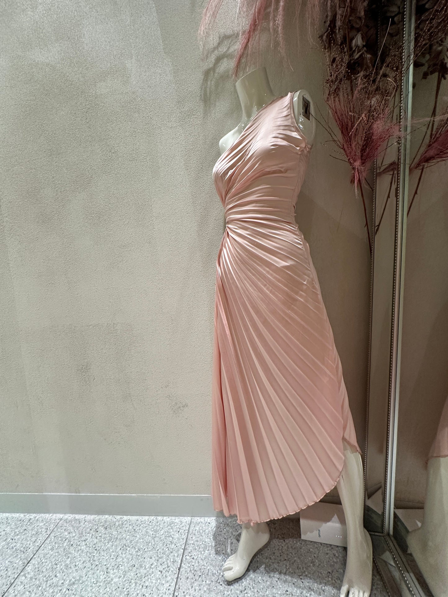 Baina Midi Dress --Champagne