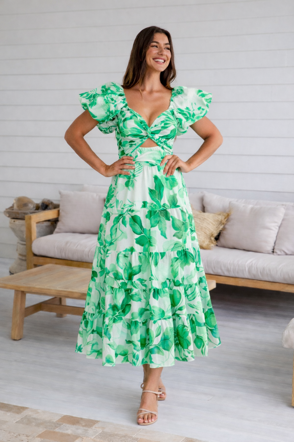 DL1003-Green Floral