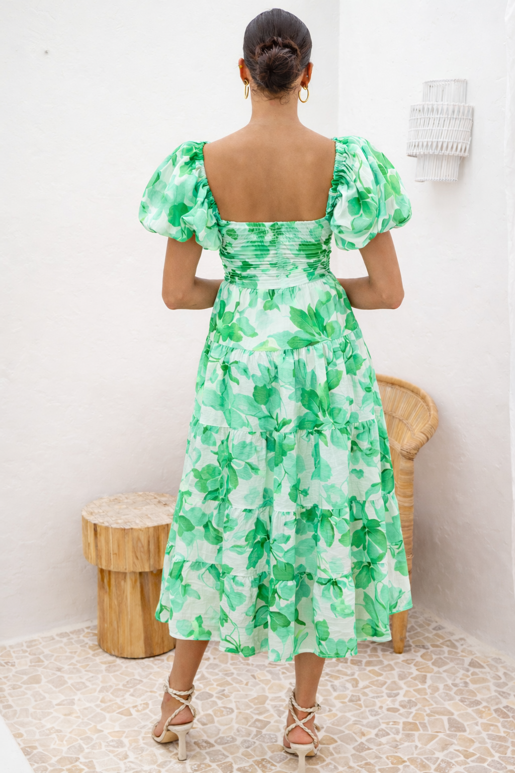 DL1003-Green Floral
