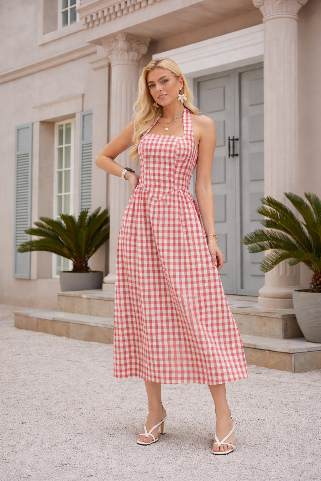 DS1007-1-Pink Checked