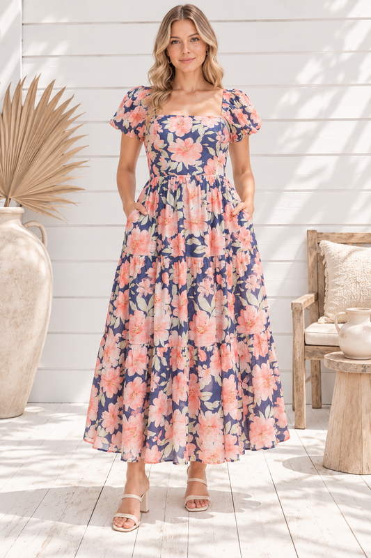 DM1010-Navy Floral